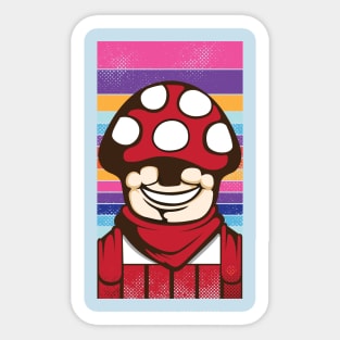 Mushroom Boy Sticker